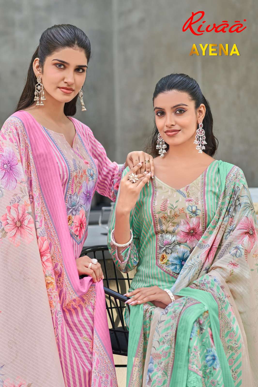 Rivaa Ayena Cotton Butti and Pattern Digital Printed Designer Salwar Suit 