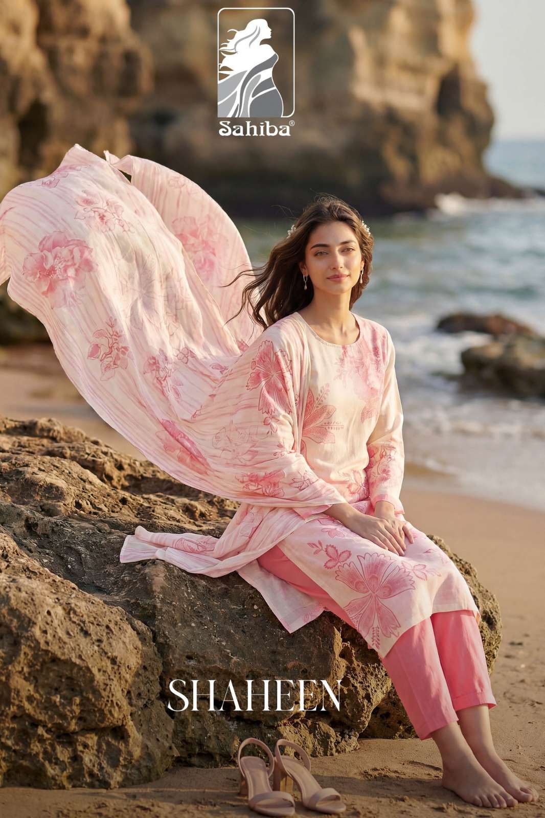 Sahiba Shaheen Pure Cotton Linen Digital Printed Designer salwar Suit