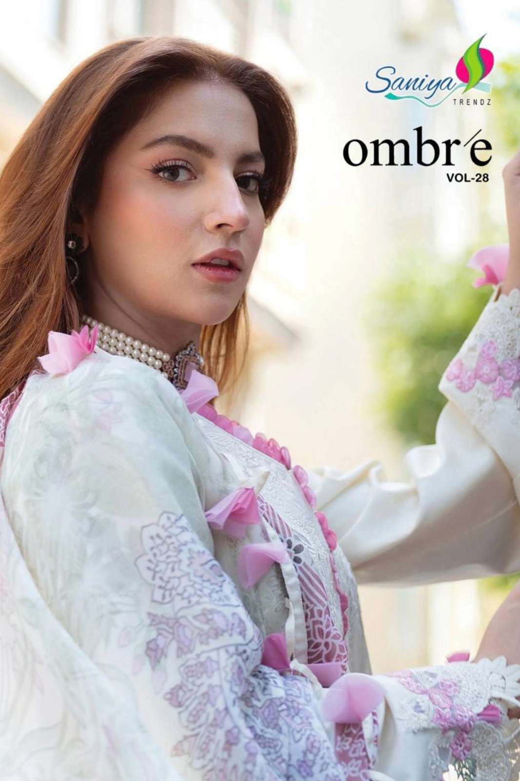 Saniya Trendz OMBRÉ VOL 28 Cotton with Chikankari Embroidery Designer Salwar Suit