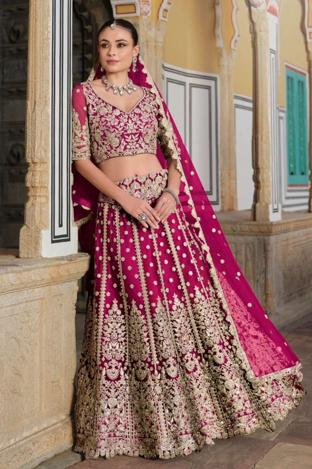 SENHORA SANGAM 4001 TO 4006 PURE BUTTERFLY NET STUNNING LEHENGA WITH BEAUTIFUL SEQUENCE EMBROIDERY AND DIAMOND WORK