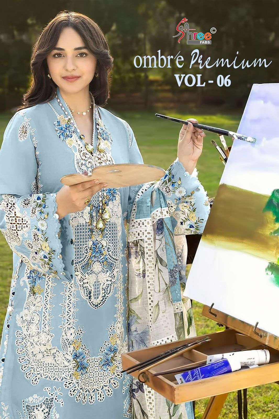 Shree Vol 6 Pure Cotton with Heavy Self Embroidery Designer Salwar Suit 
