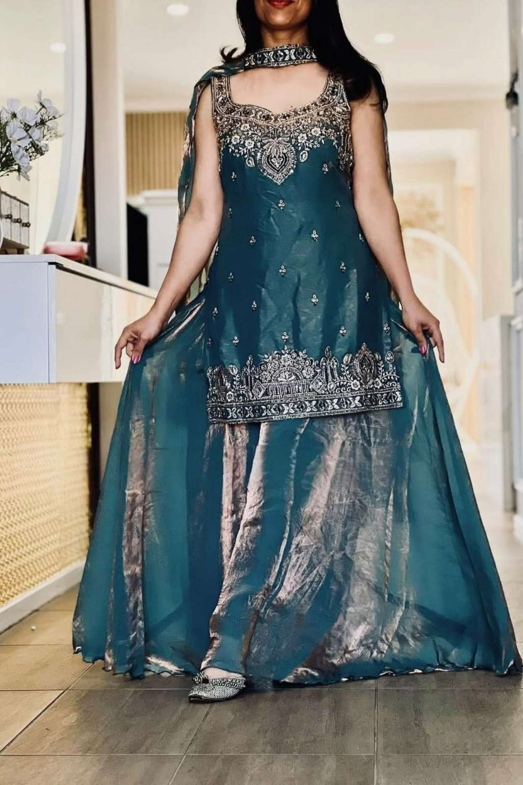 Shri Balaji Emporium 21985 Pure Frendy Silk Suit With Sequence Multi Needle Embroidery and Zari Work