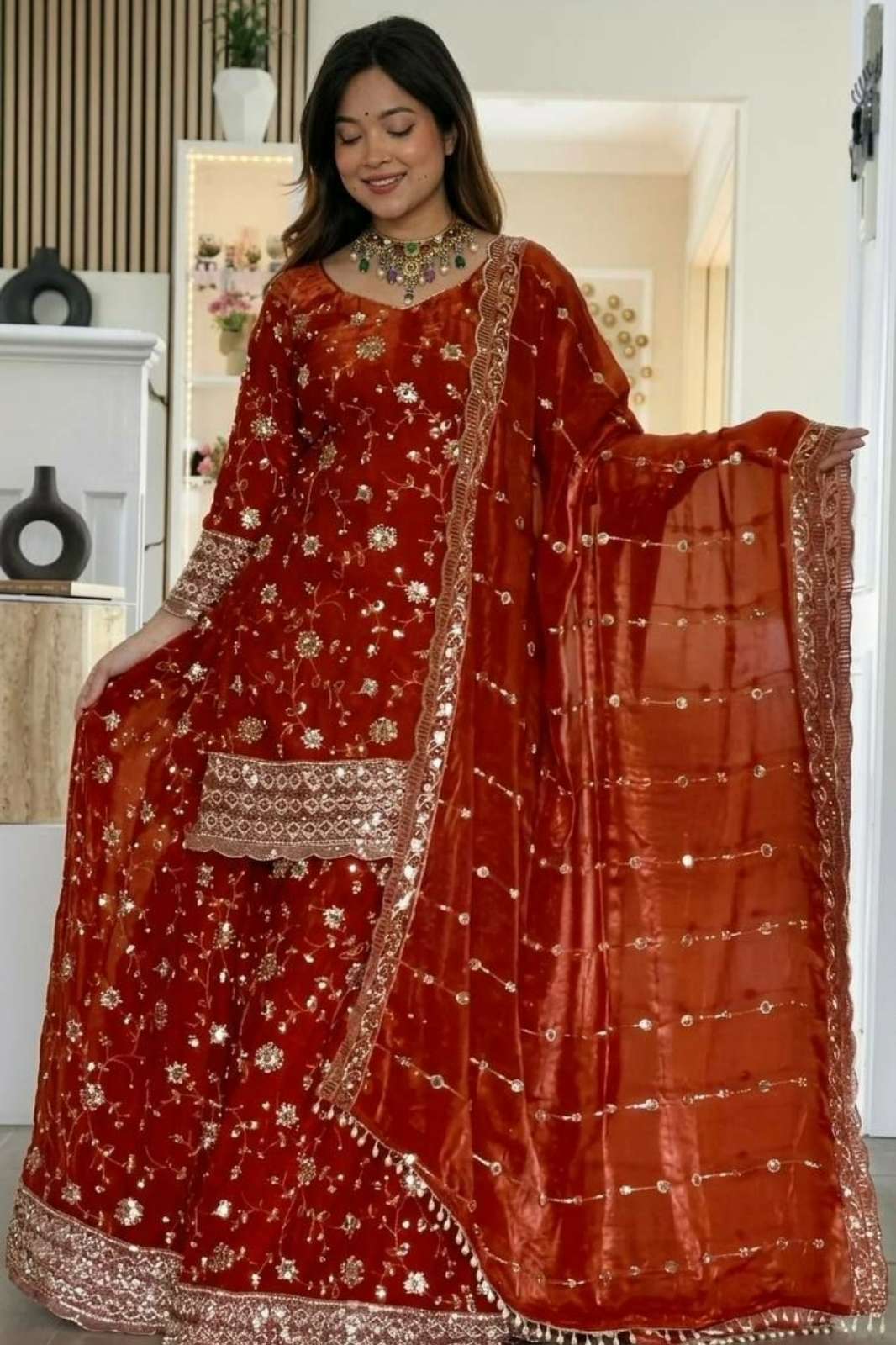 Shri Balaji Emporium 21986 Pure Frendy Silk Suit With Sequence Multi Needle thread Embroidery and Zari Work