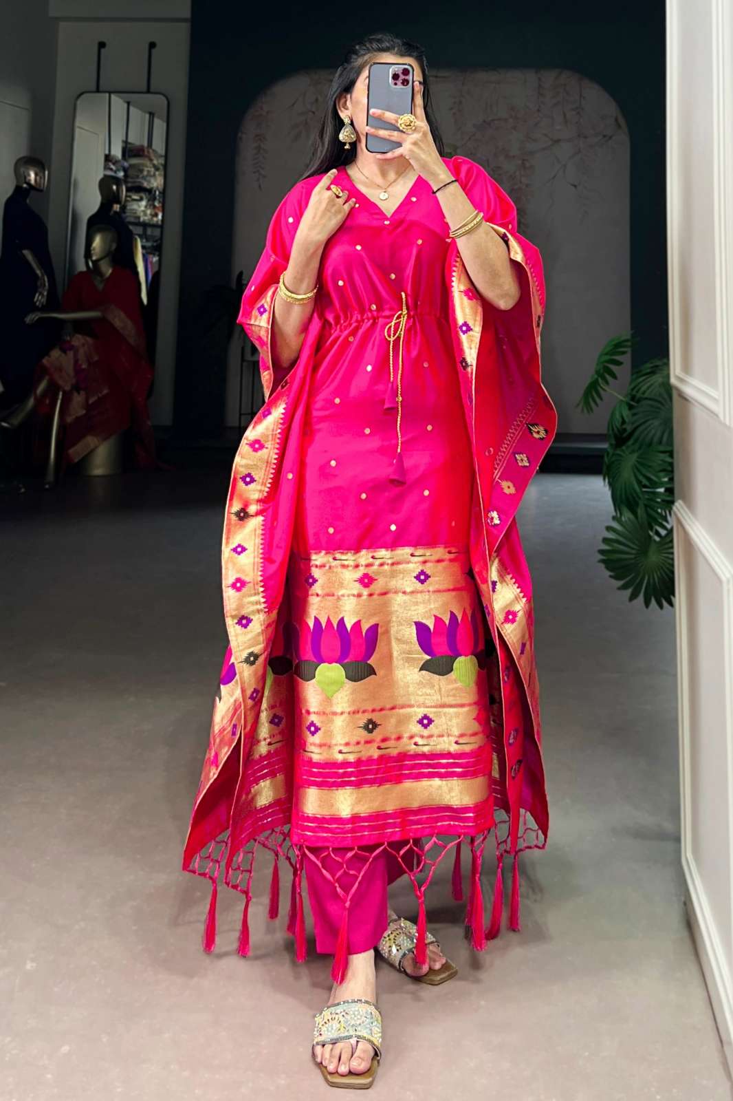 Shri Balaji Emporium 22020 Jacquard Fabric Kaftan Collection
