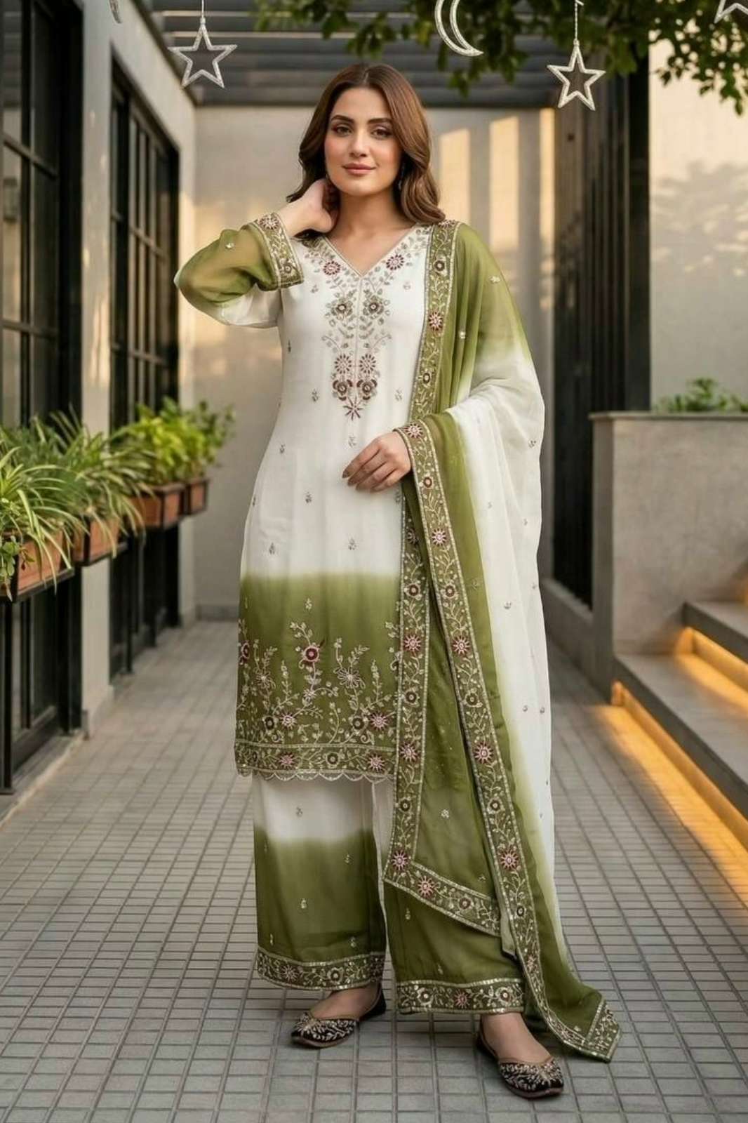 Shri Balaji Emporium 22131 PRESENTS HEAVY STAR GEORGETTE SUIT WITH HAVY SEQUENCE EMBROIDERY WORK