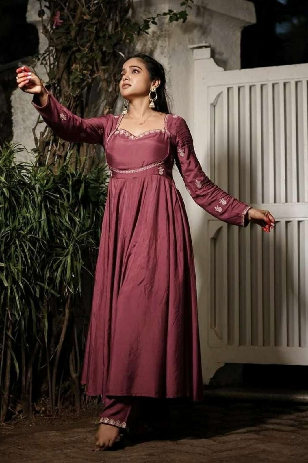 Shri Balaji Emporium 22134 PRESENTS HEAVY ROMAN COTTON SUIT WITH HEAVY SEQUENCE EMBROIDERY WORK