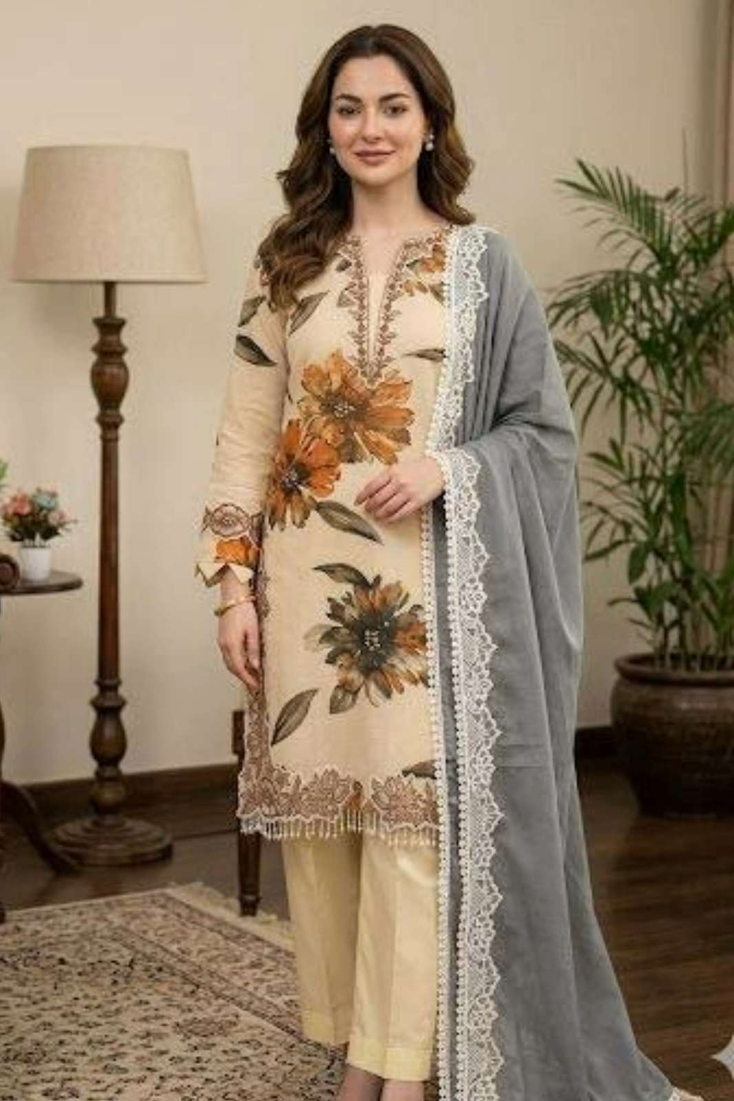 Shri Balaji Emporium 22144 PAKISTANI SUIT WITH EMBROIDERED SUIT 