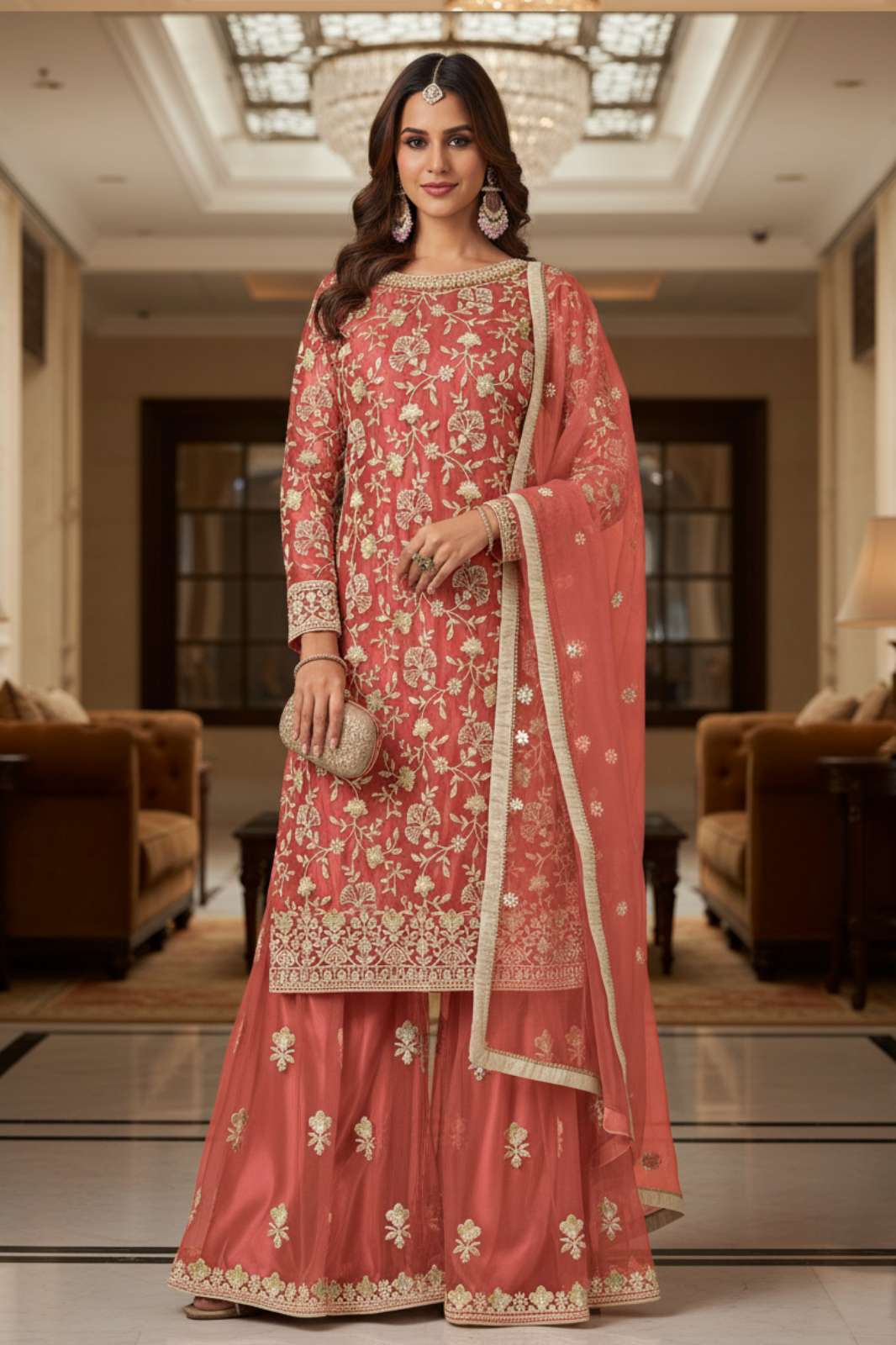 Shri Balaji Emporium 22314 READY TO WEAR SUIT NET FABRIC PARTY WEAR SUIT 