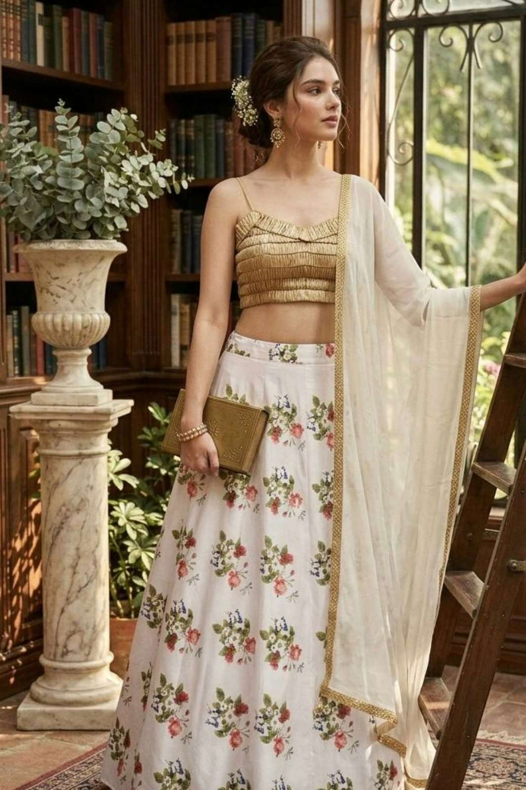 Shri Balaji Emporium 22452 Digital print tapeta silk festive wear lehenga 