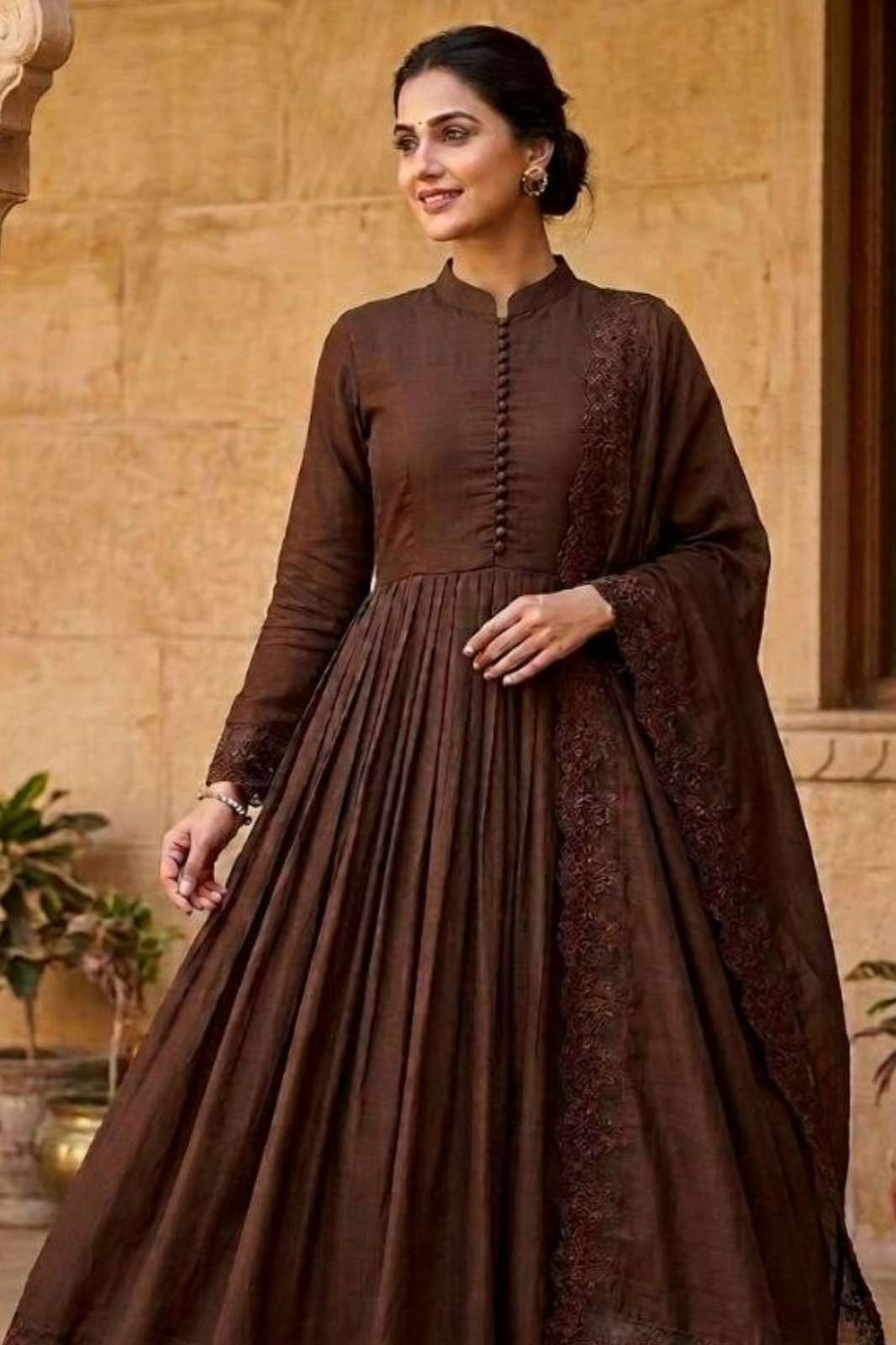 Shri Balaji Emporium 22517 HEAVY ROMAN SILK HEAVY EMBROIDERY SUIT 