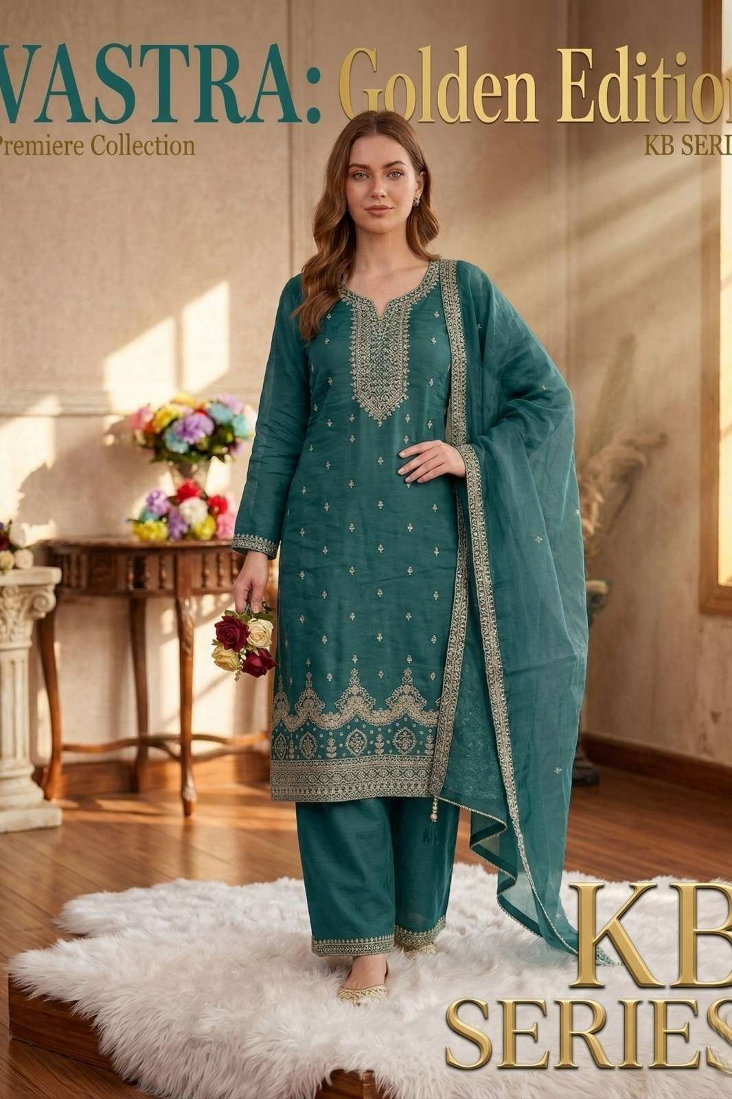 Shri Balaji Emporium 22534 Fancy Crush Suit with Heavy Sequence Embroidery work  