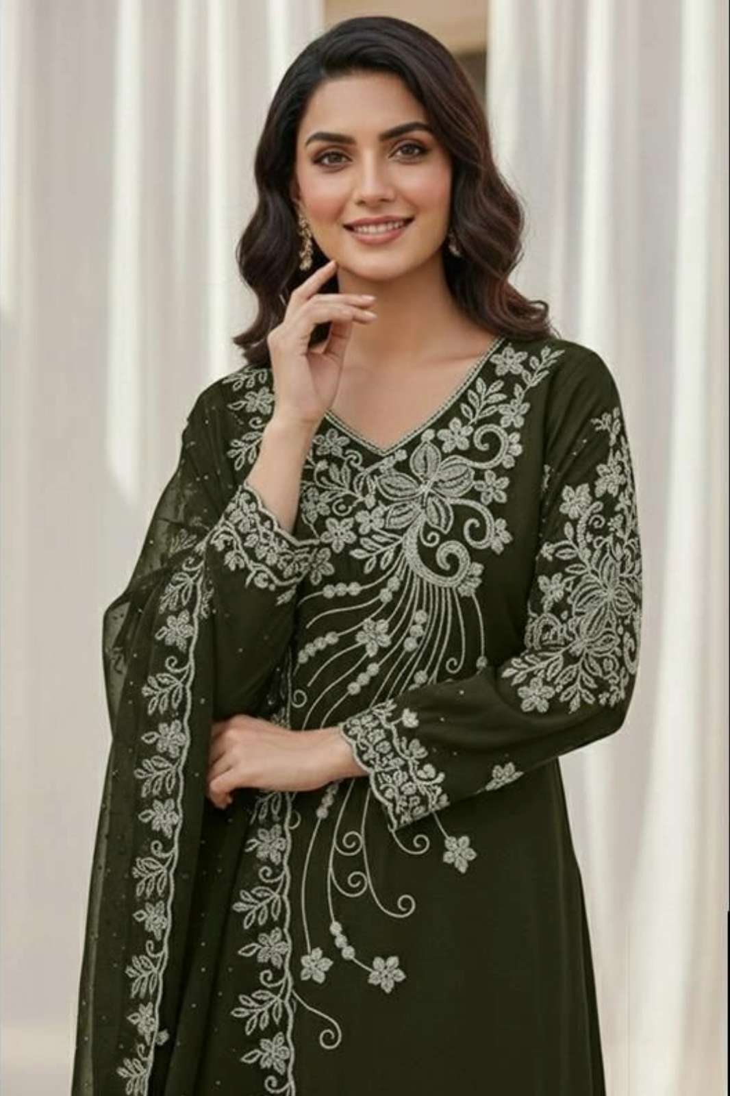 Shri Balaji Emporium HF 527 Presents Heavy  Blooming Georgette With zarkan work Suit Collection