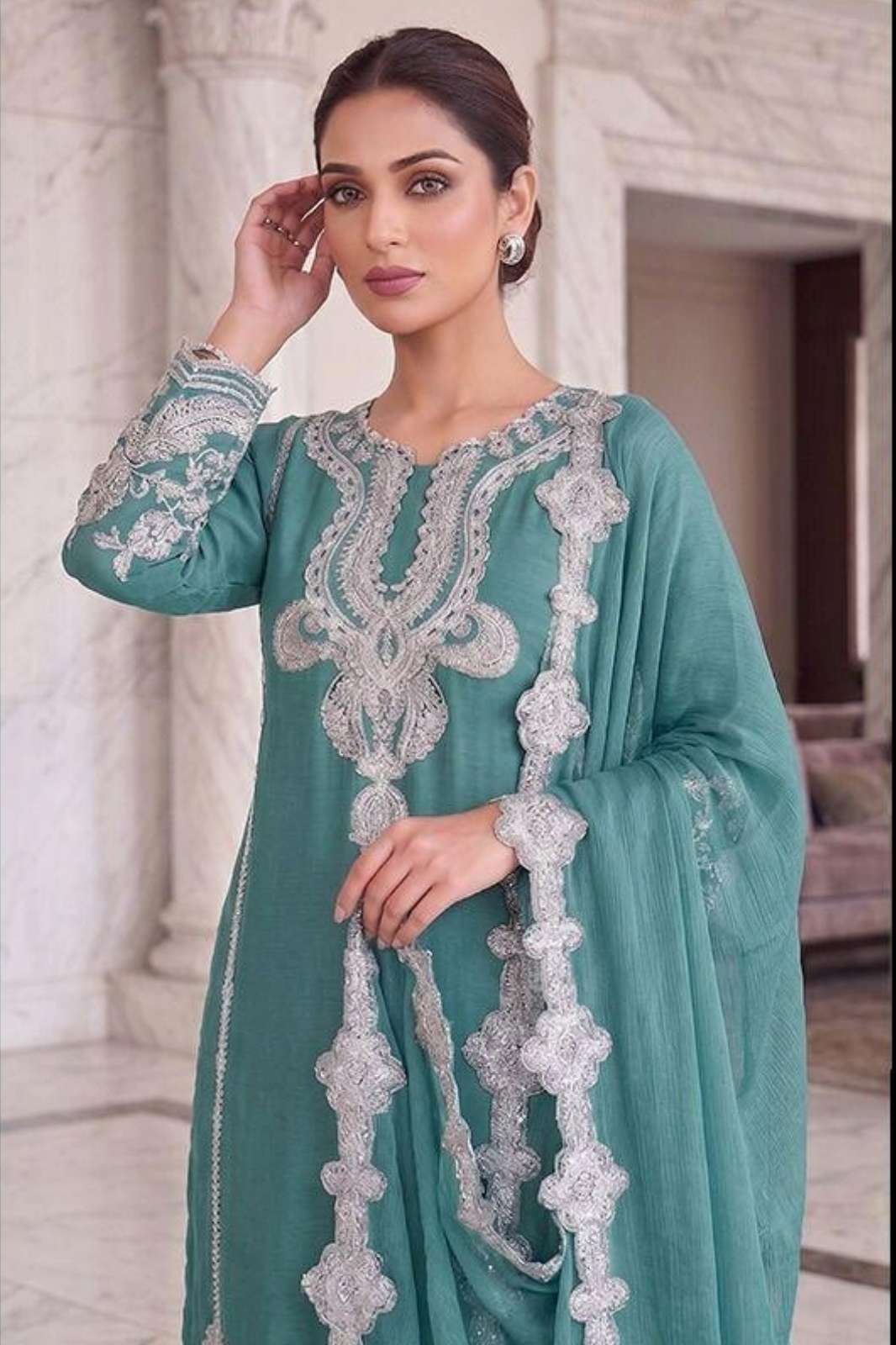 Shri Balaji Emporium HF 812  Presents Chiffon Heavy work Suit Collection