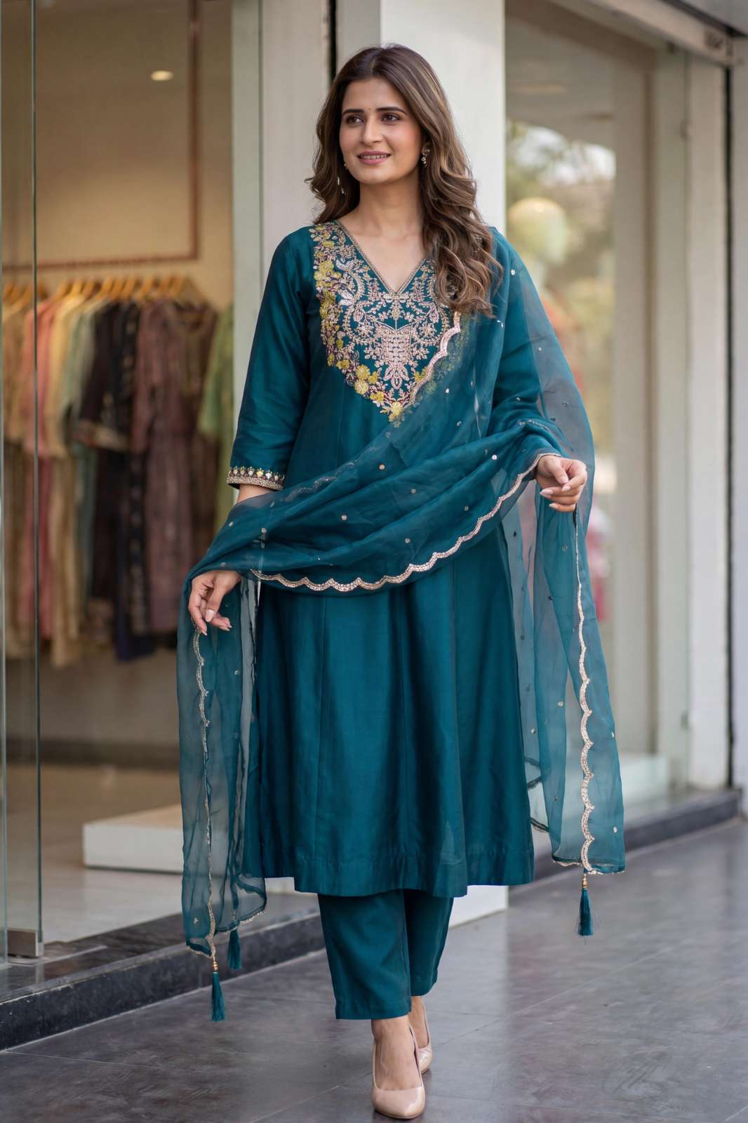 Shri Balaji Emporium Taj VOL 1 Roman Silk with Embroidered Designer Salwar Suit