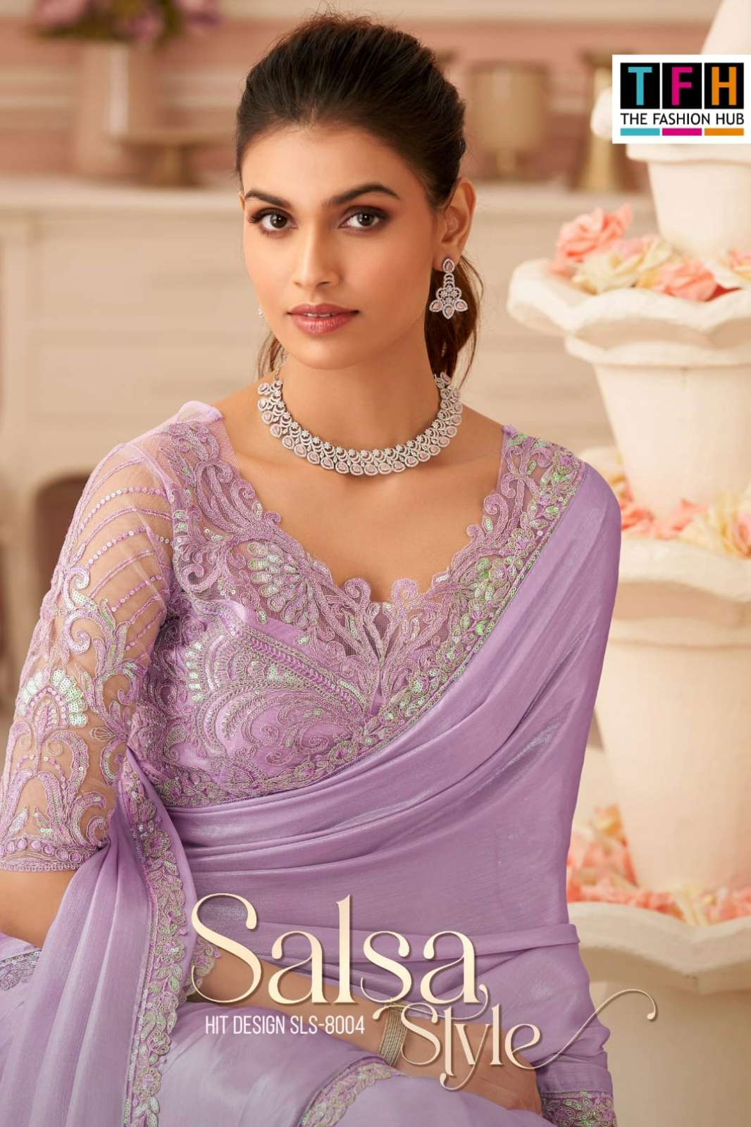 TFH PRESNTS Salsa Style Hits Sls 8004 HIT DESIGN PARTYWEAR SAREE COLLECTION