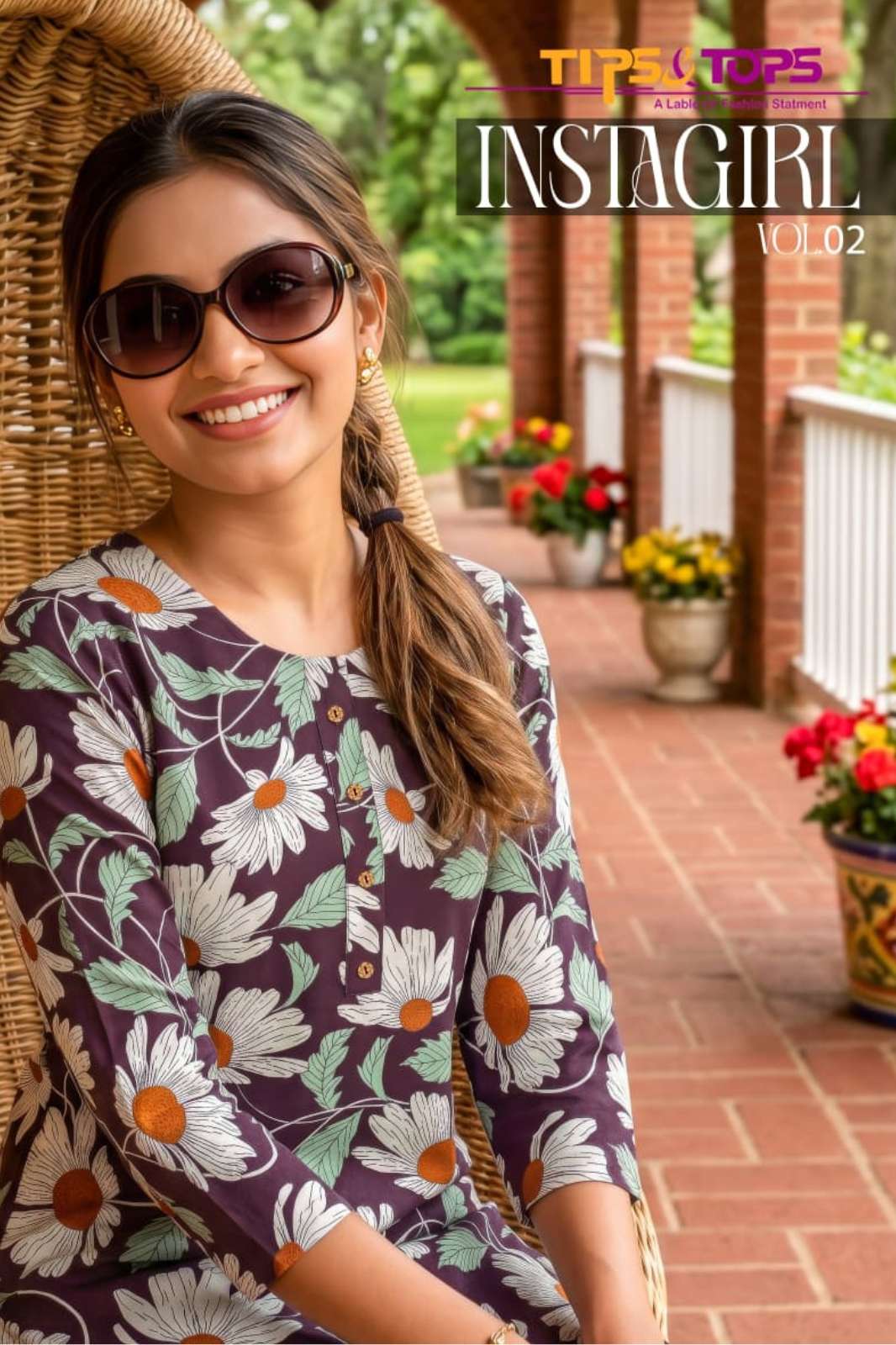 Tips & Tops INSTAGIRL Heavy Rayon Printed Designer Co Ord Set 