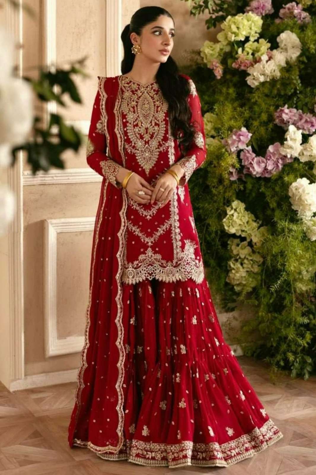 Balaji Emporium DV 22960 Ready to Wear Faux Georgette Sequins & Thread Work Suit