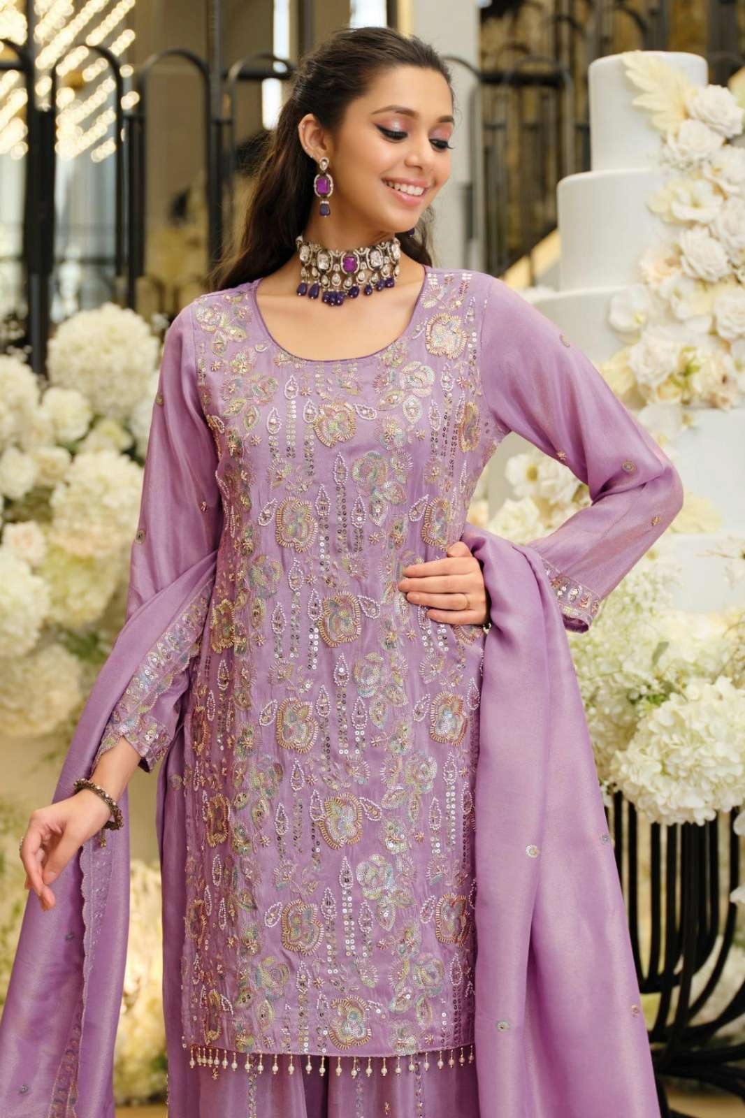 Eba Jhalak Ready to Wear Simer with beats work Salwar Suit