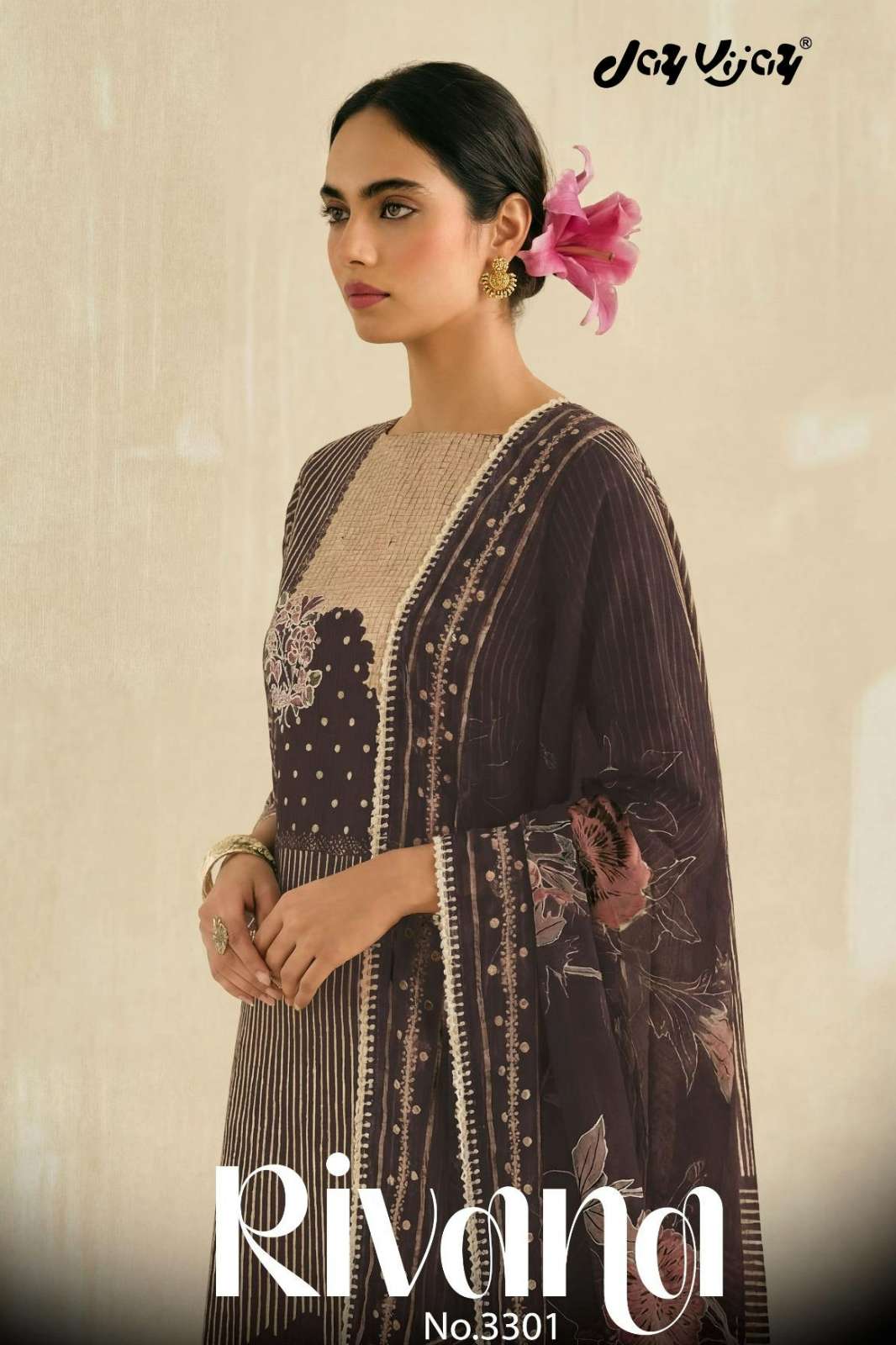 JAY VIJAY RIVANA PREMIUM KOTA DIGITAL PRINT & EMBROIDERY WORK SUIT
