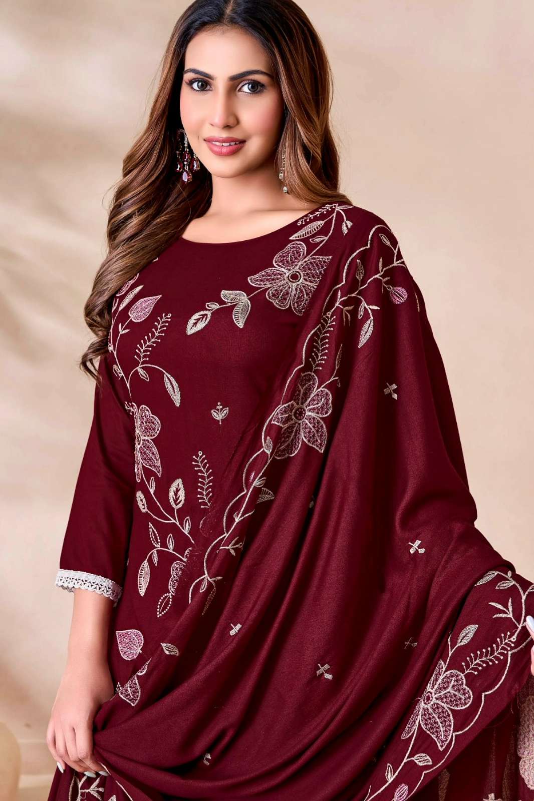 JT Textile ANGEL 2️0 RAYYON WITH EMBROIDERED WORK PAKISTANI SUIT