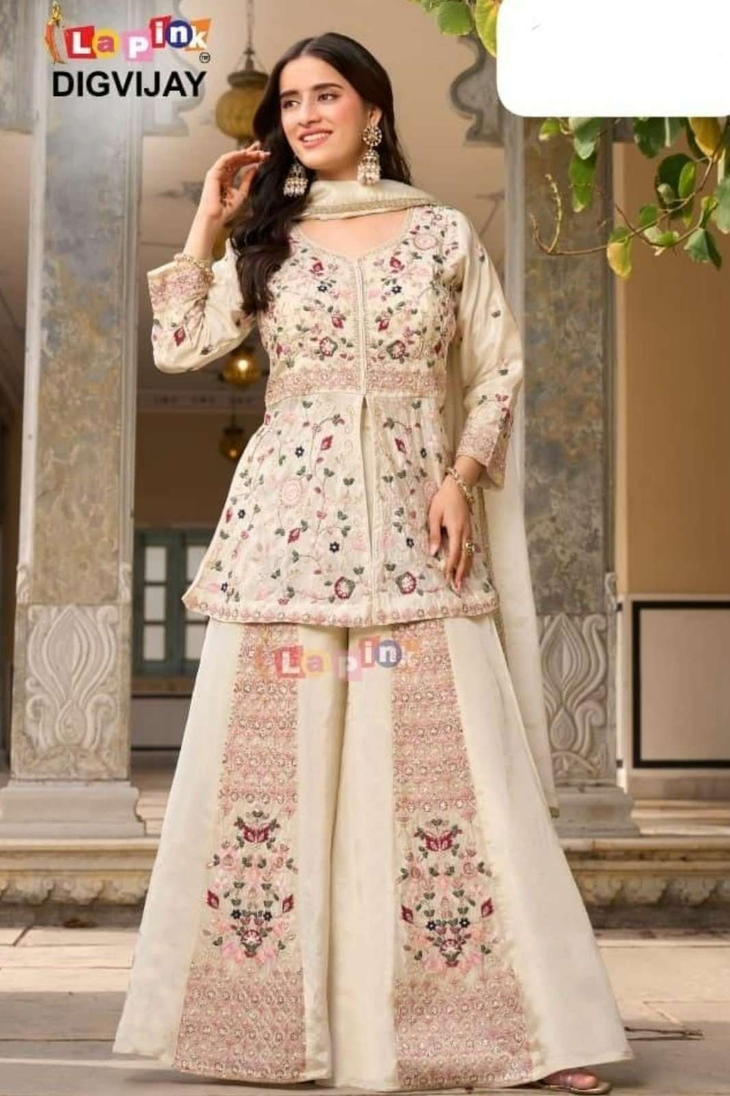 Lapink 22983 Silk fabric Embroidered & Sequence Work Designer Suit