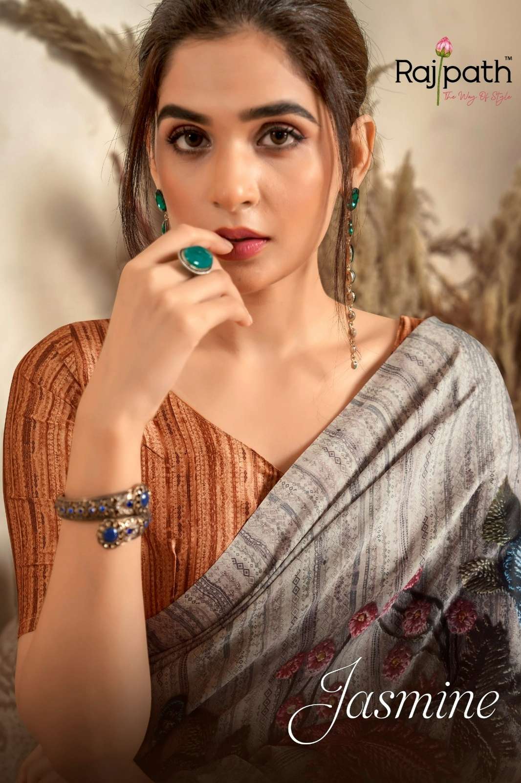 RAJPATH PRESENTS Jasmine Crepe Silk Saree collection