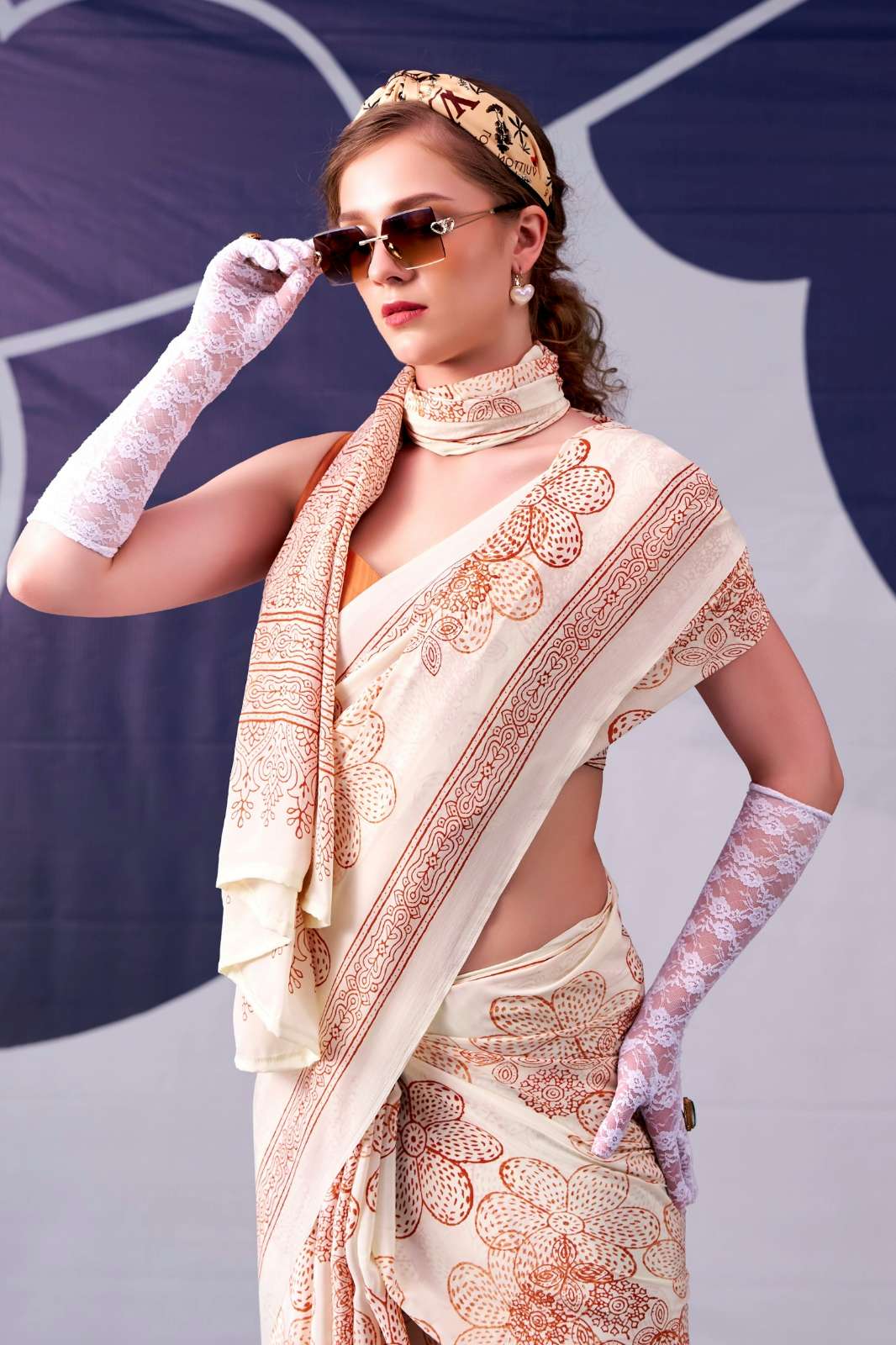 Shri Balaji Emporium 22229 Beautiful Satin Silk Floral Printed Saree Collection
