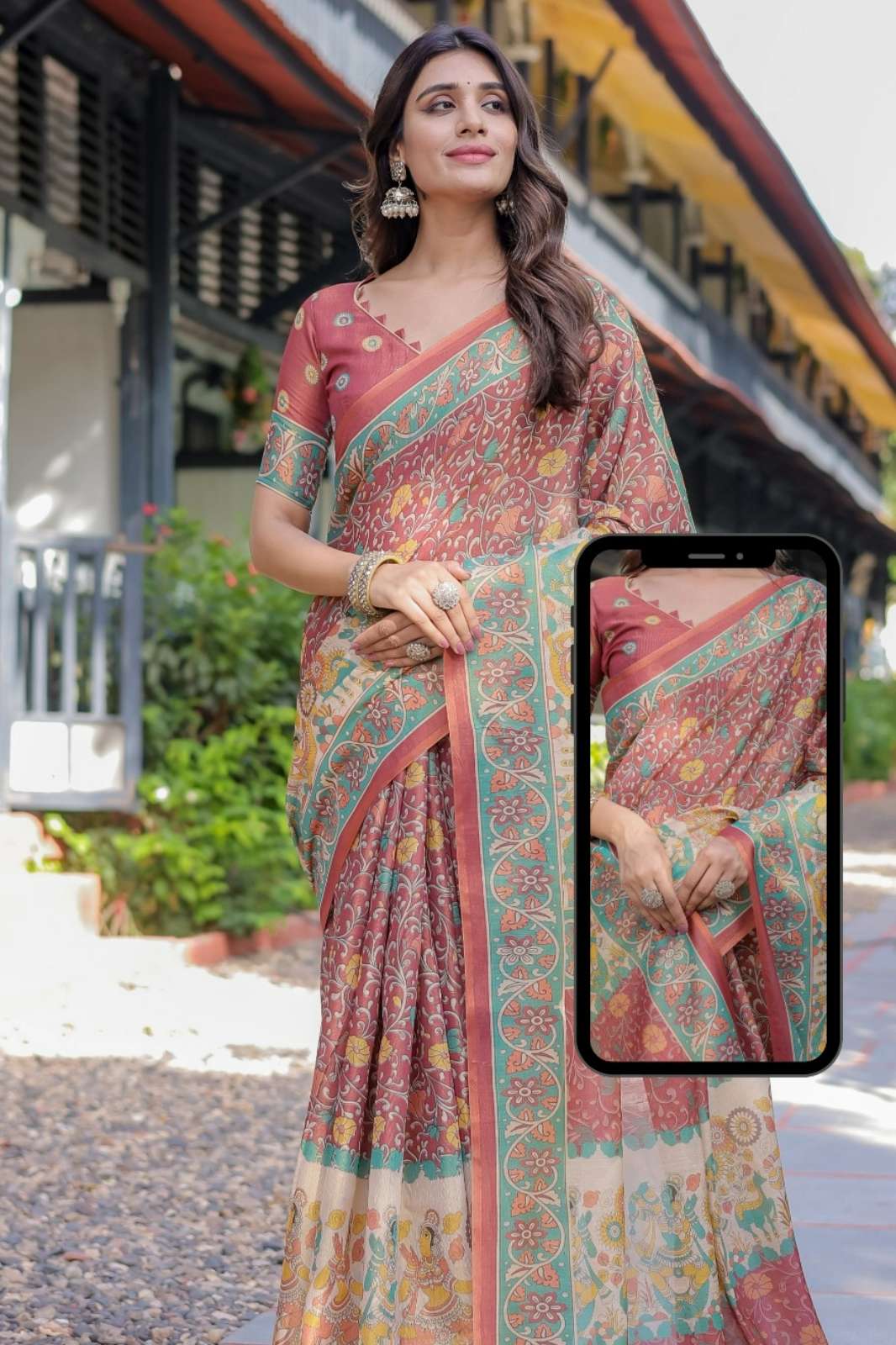 Shri Balaji Emporium 22549 HANDLOOM COTTON SAREE COTTON