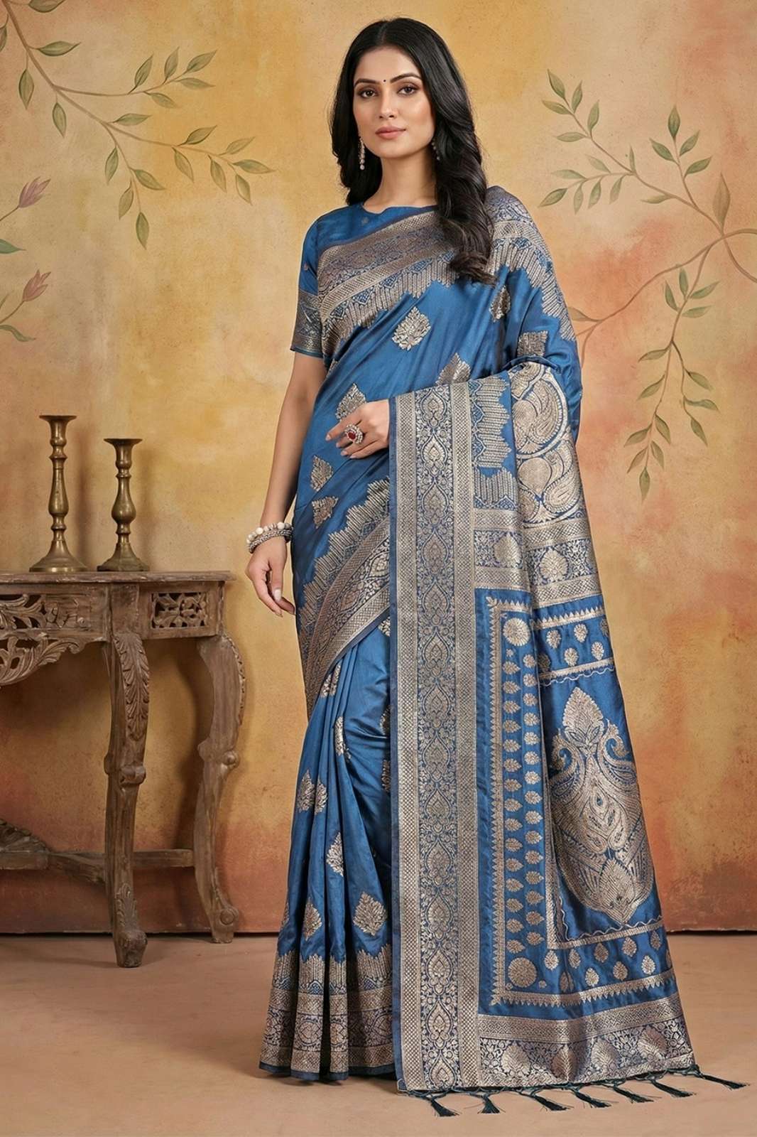 Shri Balaji Emporium 22554 Silk Blend Weaving saree collection