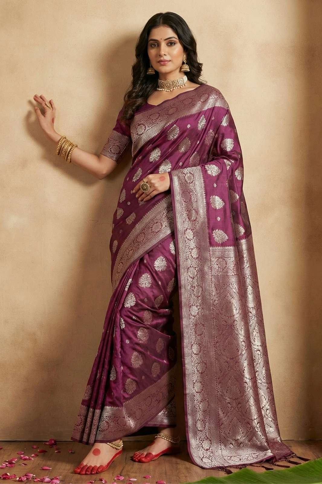 Shri Balaji Emporium 22554 Silk Blend Weaving saree collection
