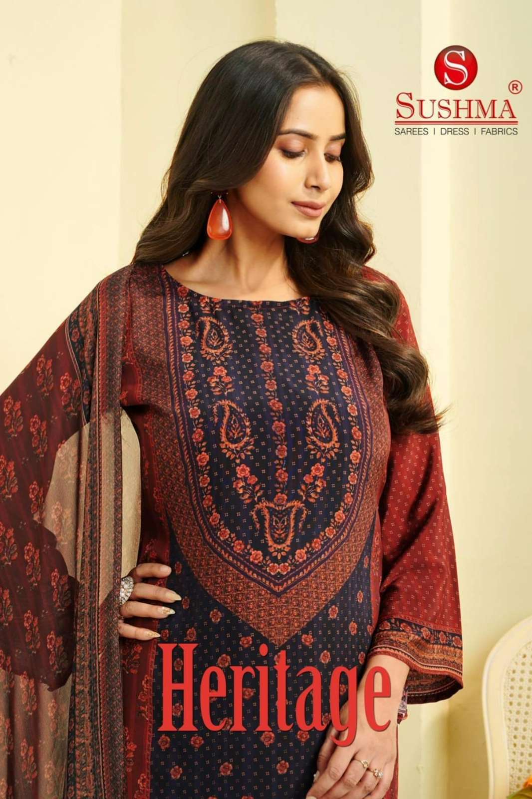 Shri Balaji Emporium 22556 DIGITAL PRINTED CREPE SUIT COLLECTION
