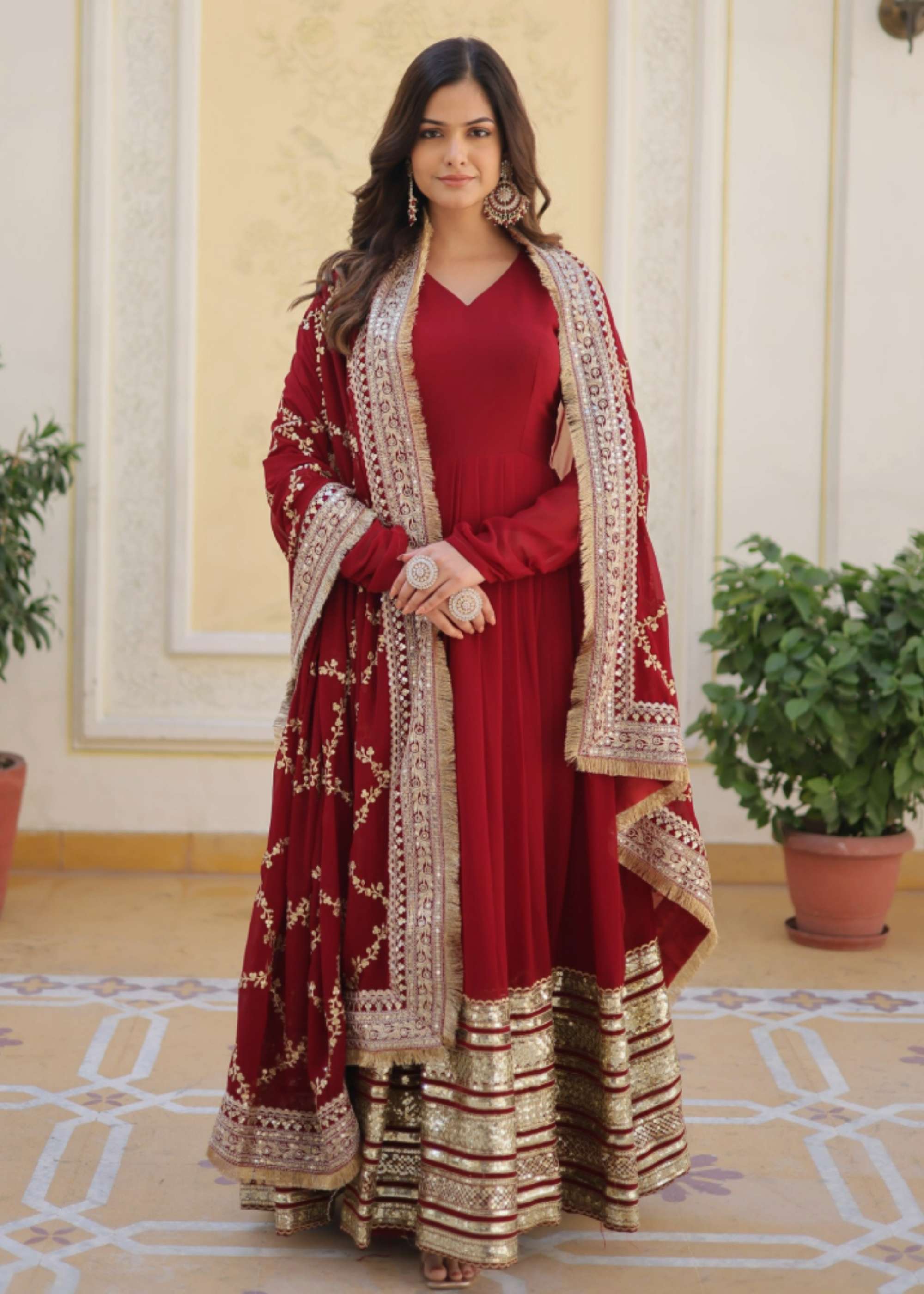Shri Balaji Emporium 22622 Presents Faux Blooming with Embroidery Zari Sequins work Suit 