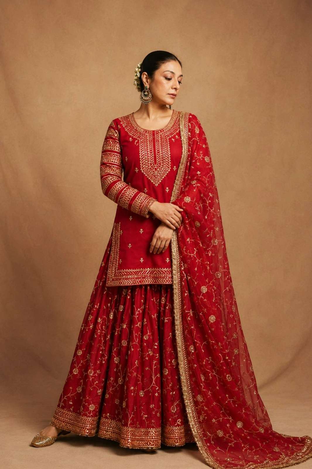 Shri Balaji Emporium 22673 READY TO WEAR TAFFETA SILK Beautiful Sequins & zari embroidery work Suit