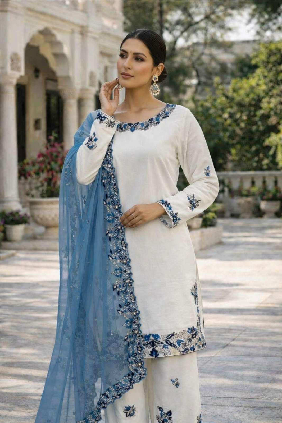 Shri Balaji Emporium 22693 RAYON COTTON HEAVY  EMBROIDERY AND SEQUINS WORK SUIT 