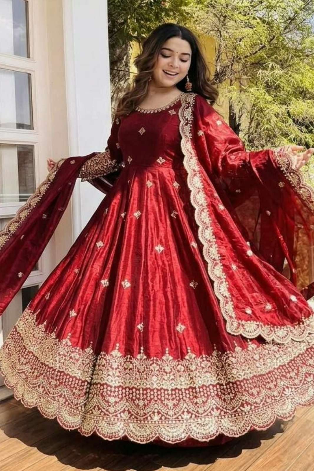 Shri Balaji Emporium DV 23278 Pure Fendy Silk Suit With Embroidery & Sequence Work
