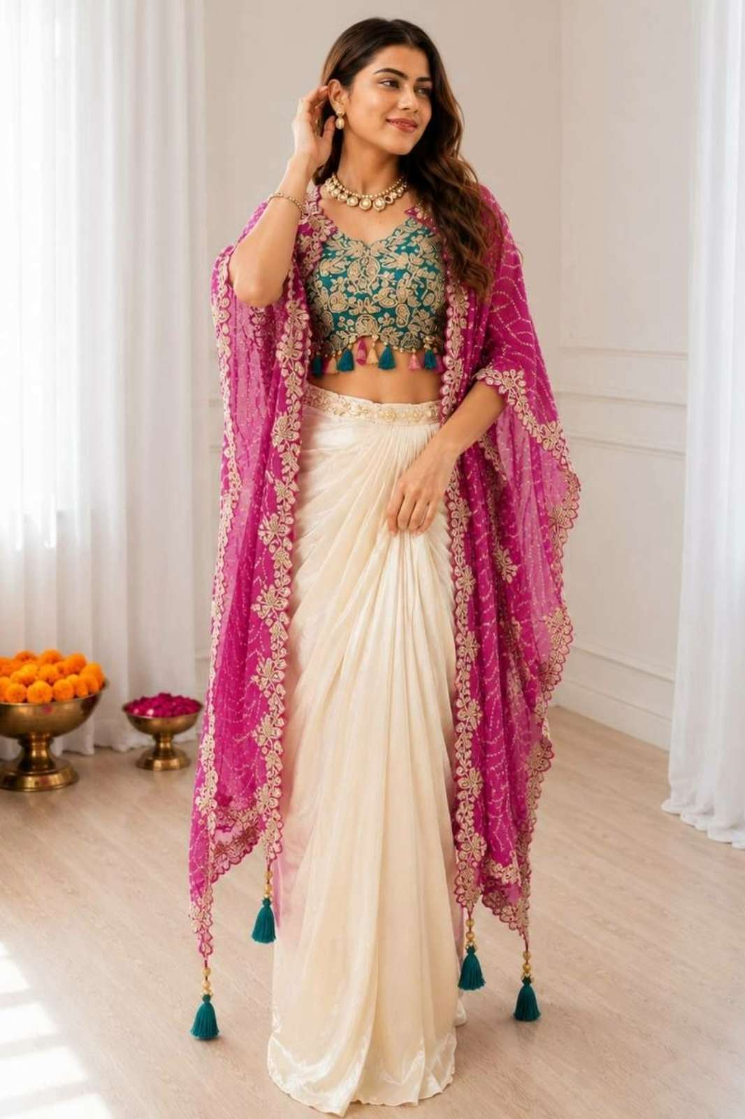 Shri Balaji Emporium DV 25944 Ready to Wear Banglory Silk Sequin Embroidery Work Dress