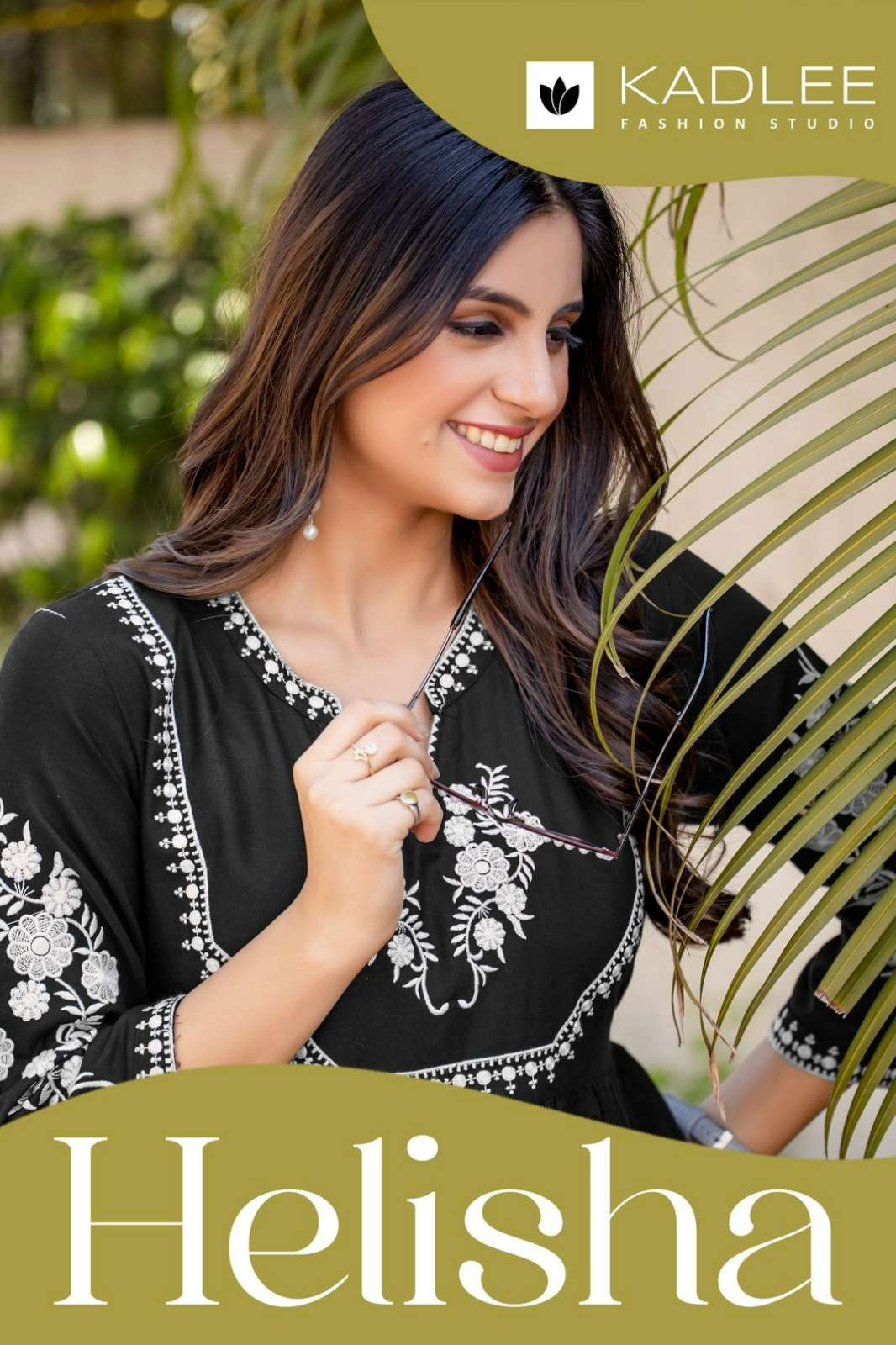 Shri Balaji Emporium Helisha Ready to Wear Rayon Twill Threadwork Suit 