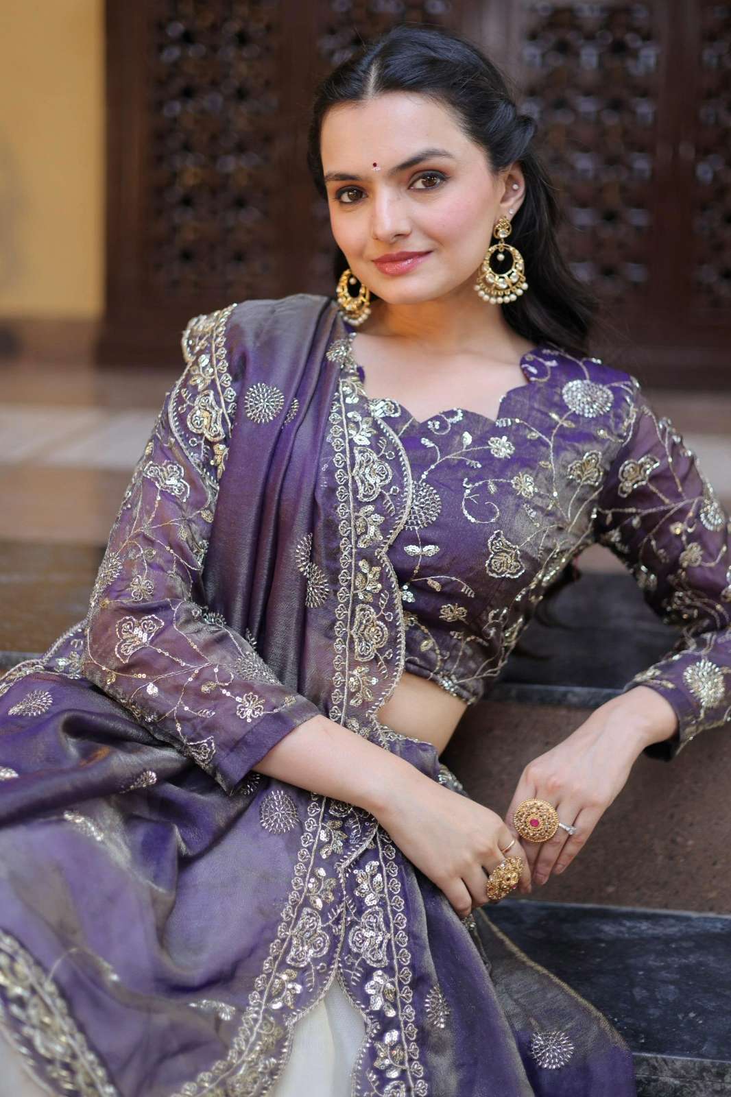 Shri Balaji Emporium LW 23163 Cosmos with Zari & Sequins & Embroidered work Navratri Lehenga Choli 