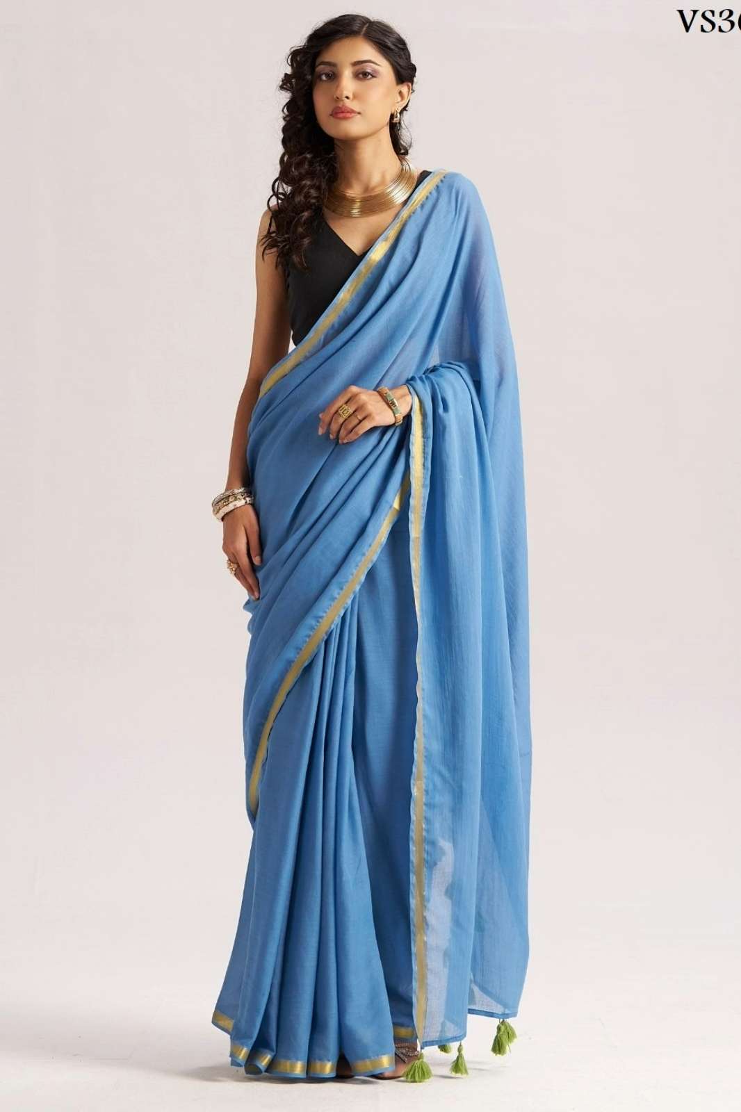 Shri Balaji Emporium Monopoly 4 Viscose Mal Liva Dyed Fabric Saree With vibrant color