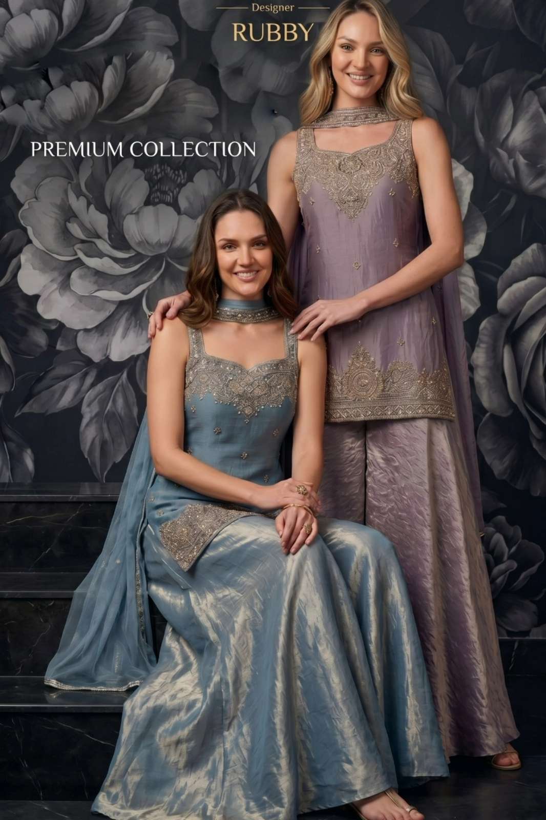 Shri Balaji Emporium RUBBY Tora Silk Hand Work & Embroidery Work Suit