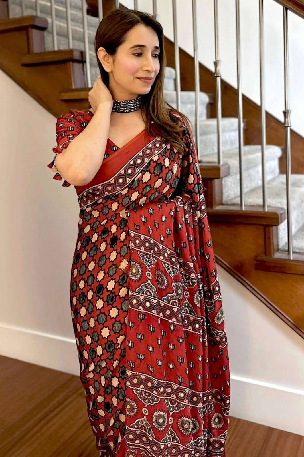 Shri Balaji Emporium SF 2371 Japan Satin Silk Heavy Mirror Work Saree