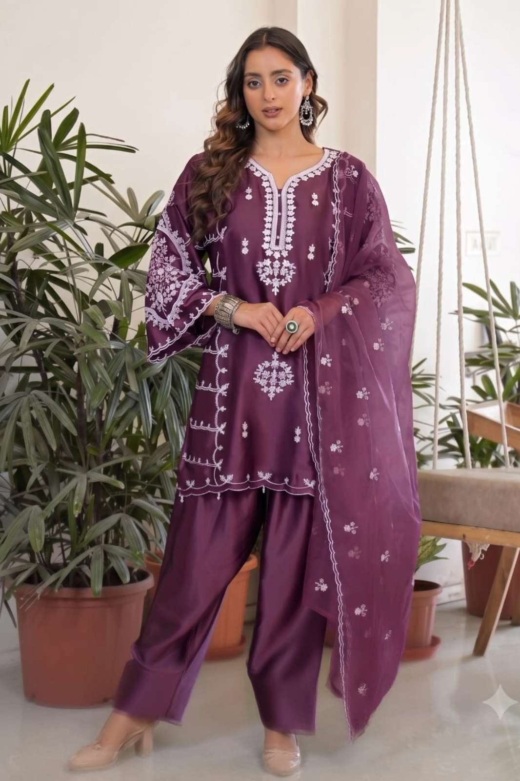 Shri balaji presents AFSANA AURIKA FARSHI SATIN FABRIC FARSI SALWAR PREMIUM QUALITY SUIT COLLECTION