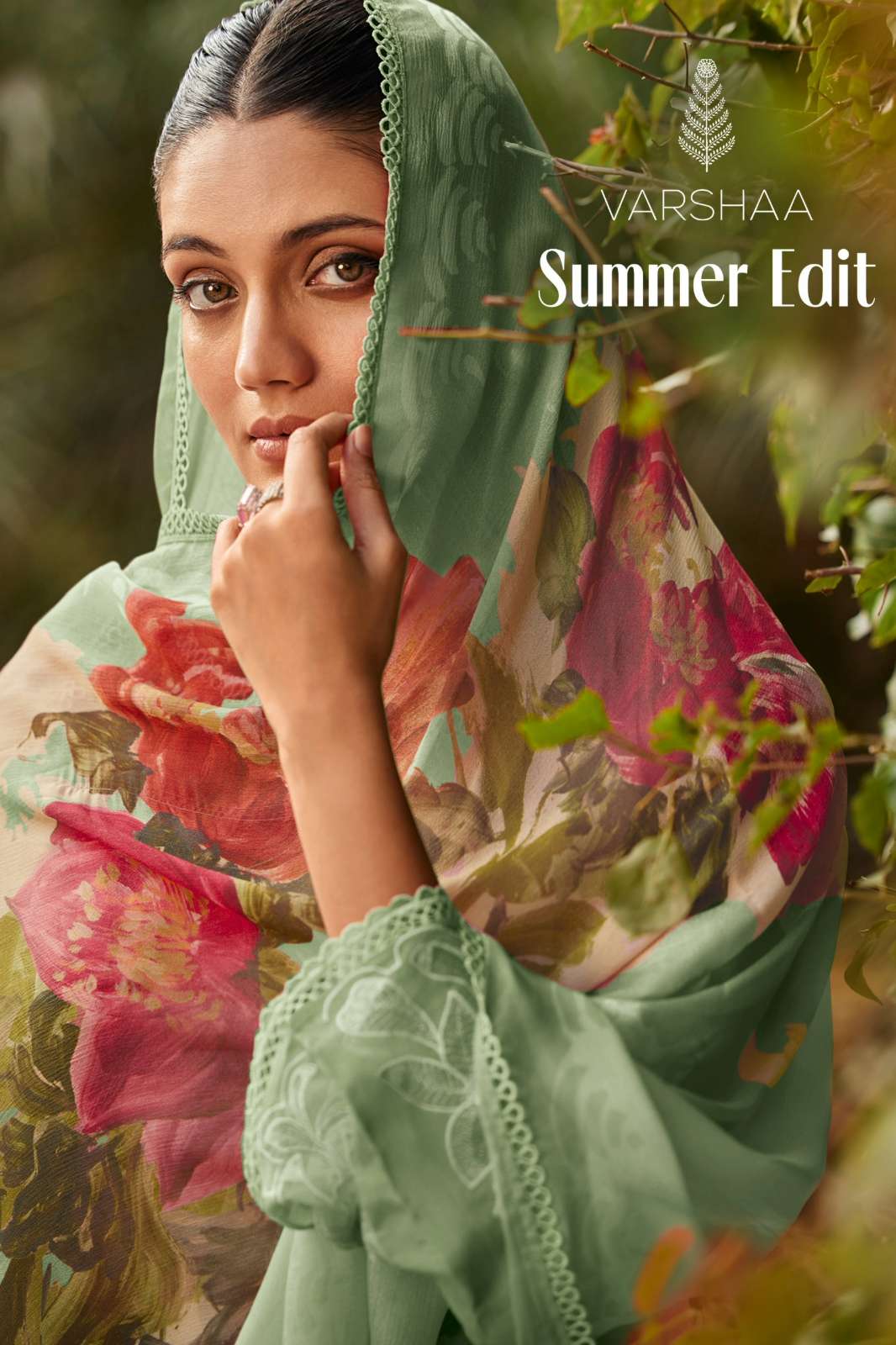 VARSHAA SUMMER EDIT VISCOSE MUSLIN DIGITALLY PRINT & HANDWORK SUIT