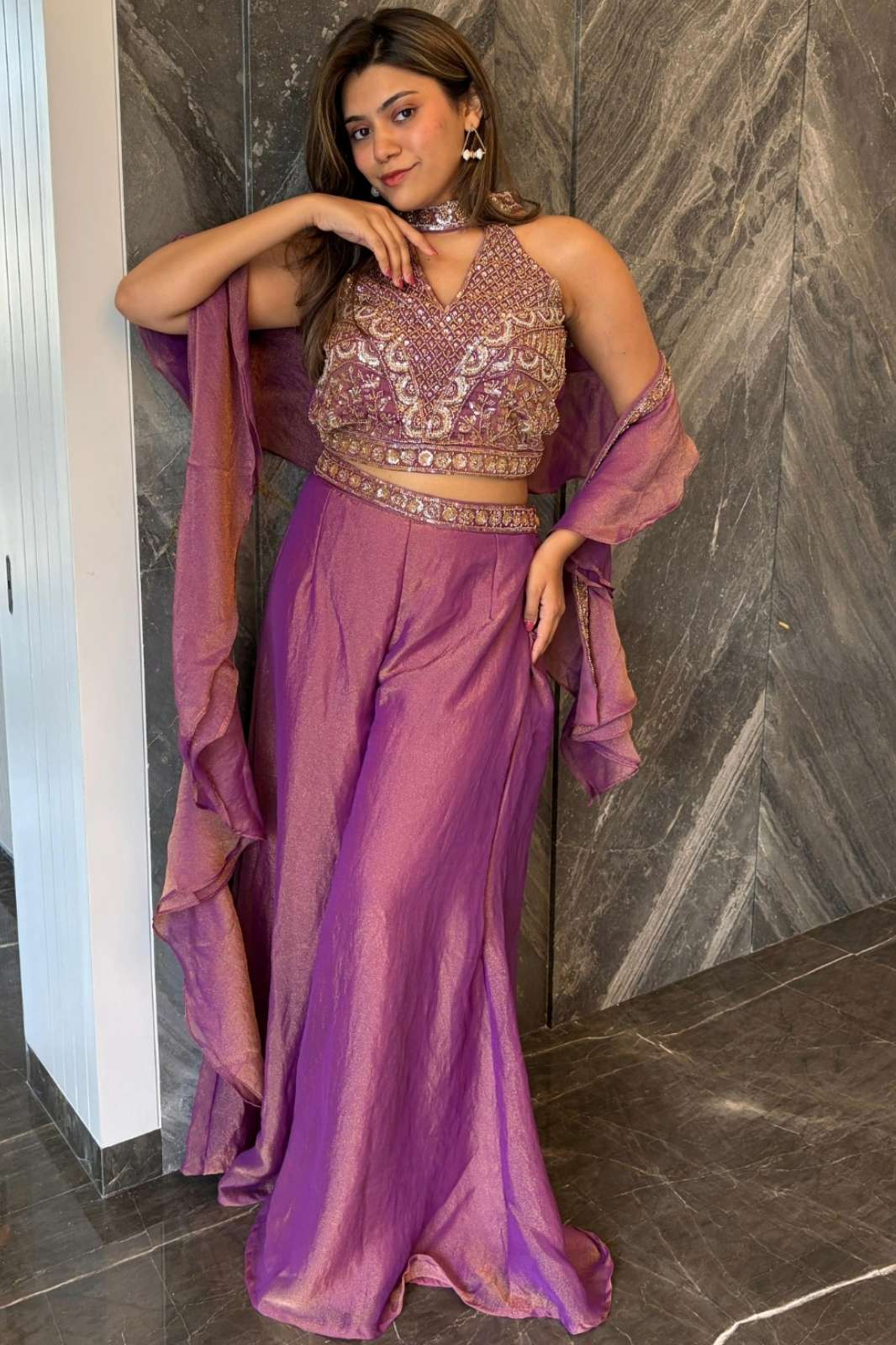 Amoha A542 Ready to Wear Nc Mous Designer Dress Beads Work with Embroidery Work