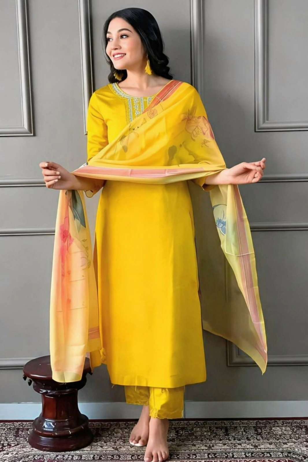 Balaji Emporium 23555 Ready to Wear Rayon Sequins & Embroidery Work Suit