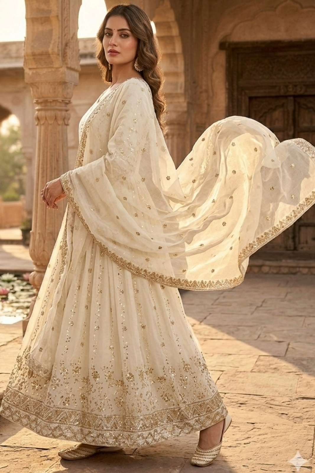 Balaji Emporium AC 23308 Ready to Wear Fandy Sequins & Embroidery Work Anarkali Suit