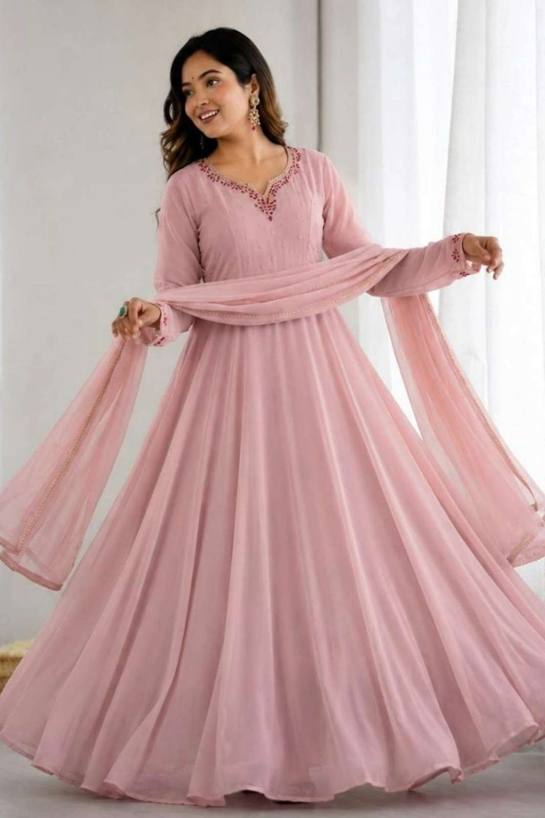 Balaji Emporium DV 23482 Ready to Wear Fox Georgette Handwork Suit