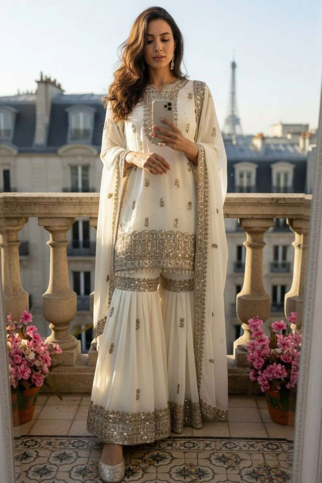 Balaji Emporium LC 23527 Ready to Wear Faux Georgette Embroidery Work Suit