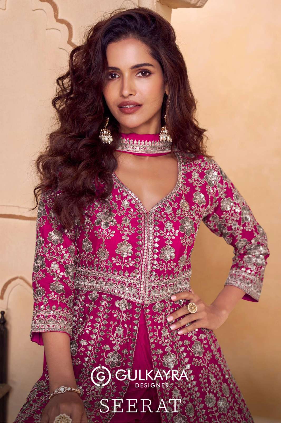 Gulkayra SEERAT Ready to Wear Embroidery Work Real Chinon Suit