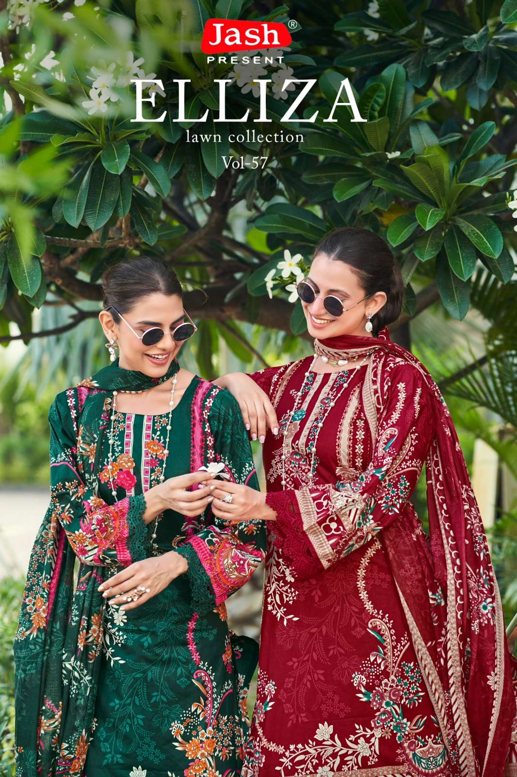 JASH ELLIZA 57 Pure Cotton Beautiful Printed Pakistani Suit 